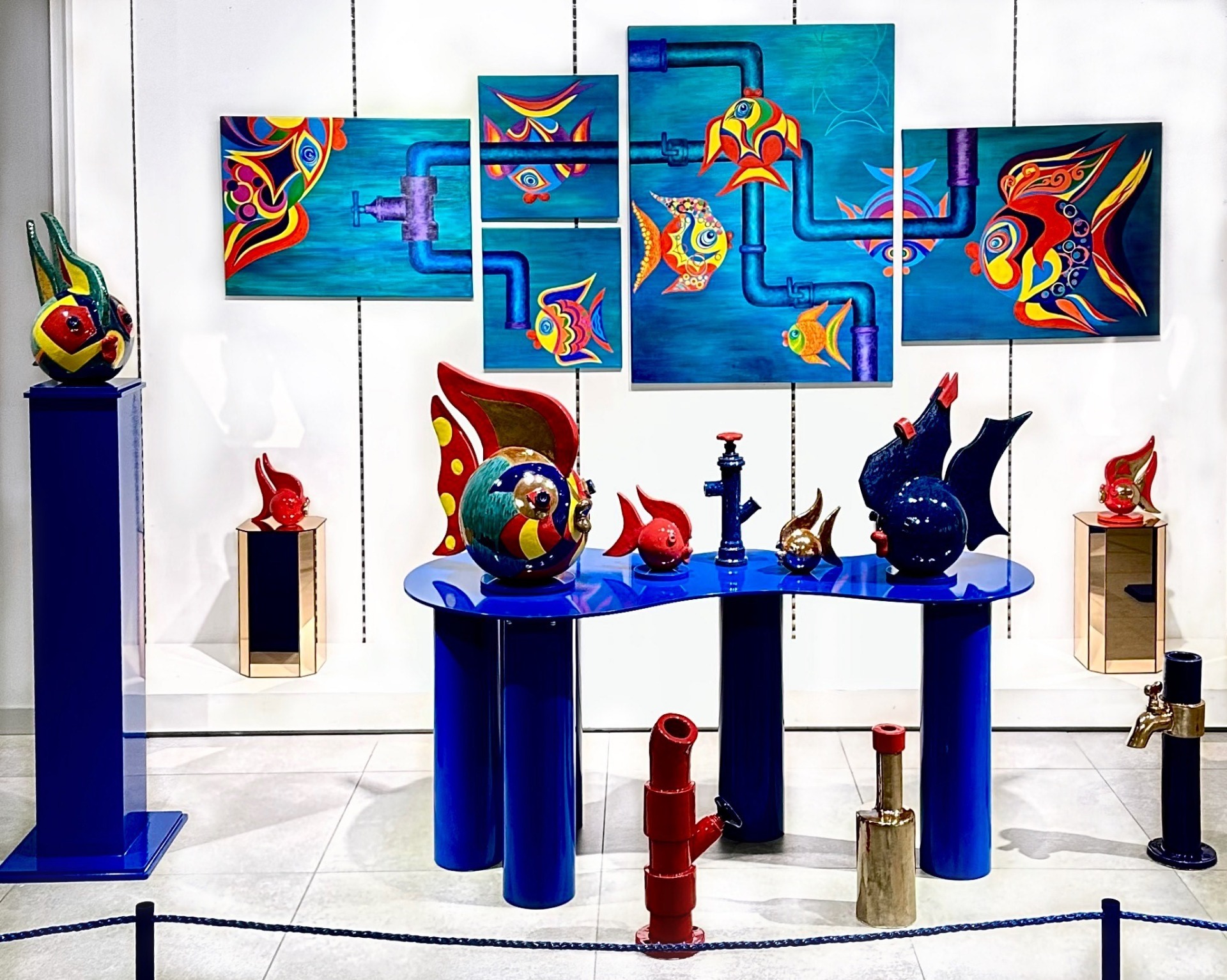 Maria Laiho, Porin Ars Galleria 2025, installaatio "Elämän Virta"